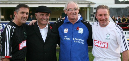 Owen Coyle, Dick Campbell, Jim Leishman and Ally McCoist