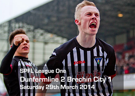 Dunfermline 2 Brechin City 1