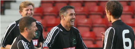 Owen Coyle at East End Park