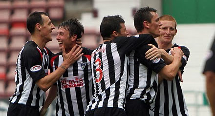 Martin Hardie celebrates